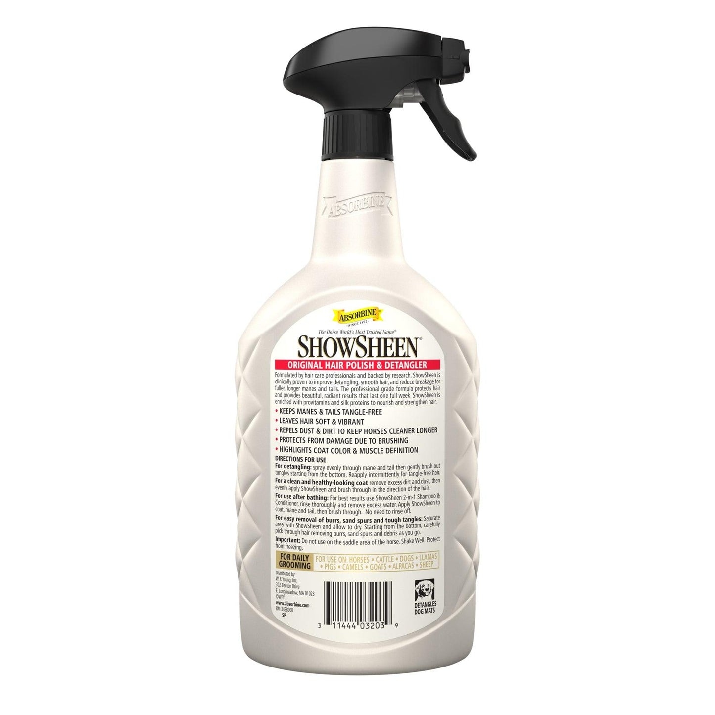 ShowSheen® Hair Polish & Detangler Skin & Coat Care absorbine