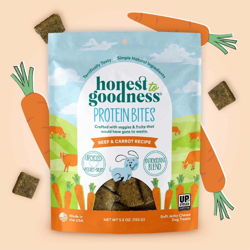 beef & carrots protein bites for dogs