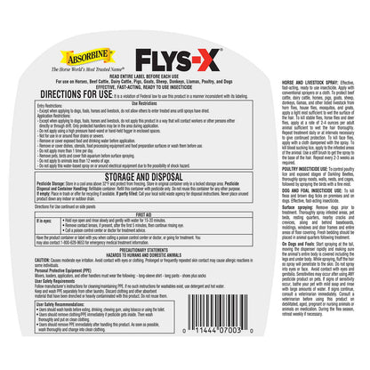 Flys-X® Insecticide & Repellent For Livestock