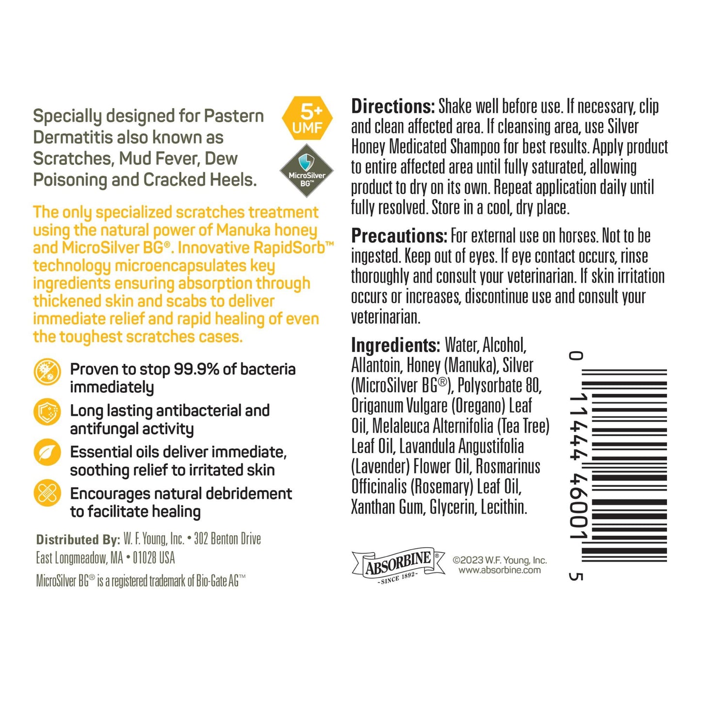 Rapid Skin Relief Vet Strength Scratches Spray