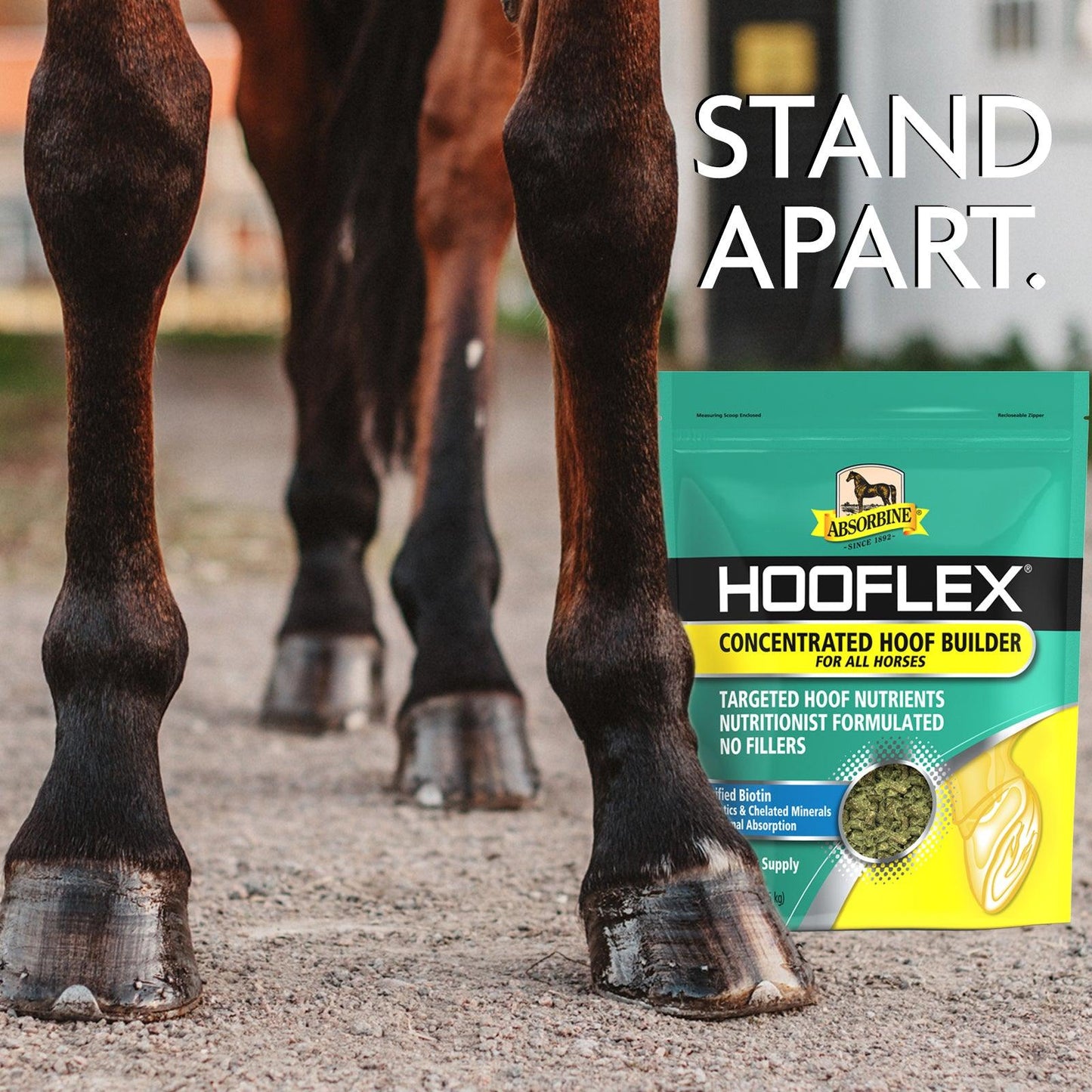 Hooflex® Concentrated Hoof Builder Supplement Hoof Care absorbine   