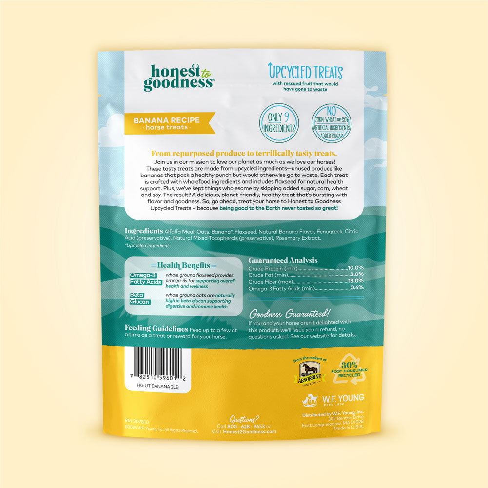 Honest To Goodness™ Upcycled Horse Treats – Banana