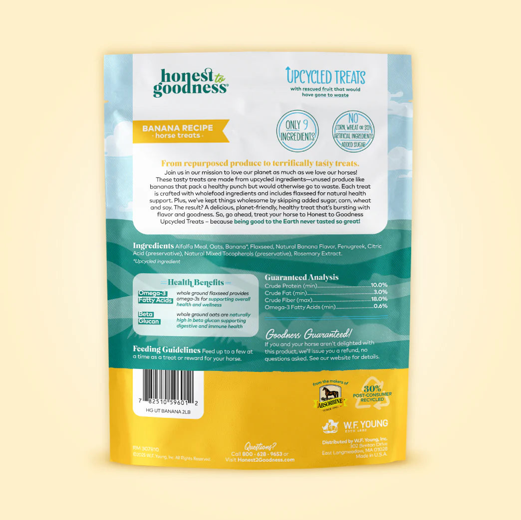 upcycled horse treats – banana